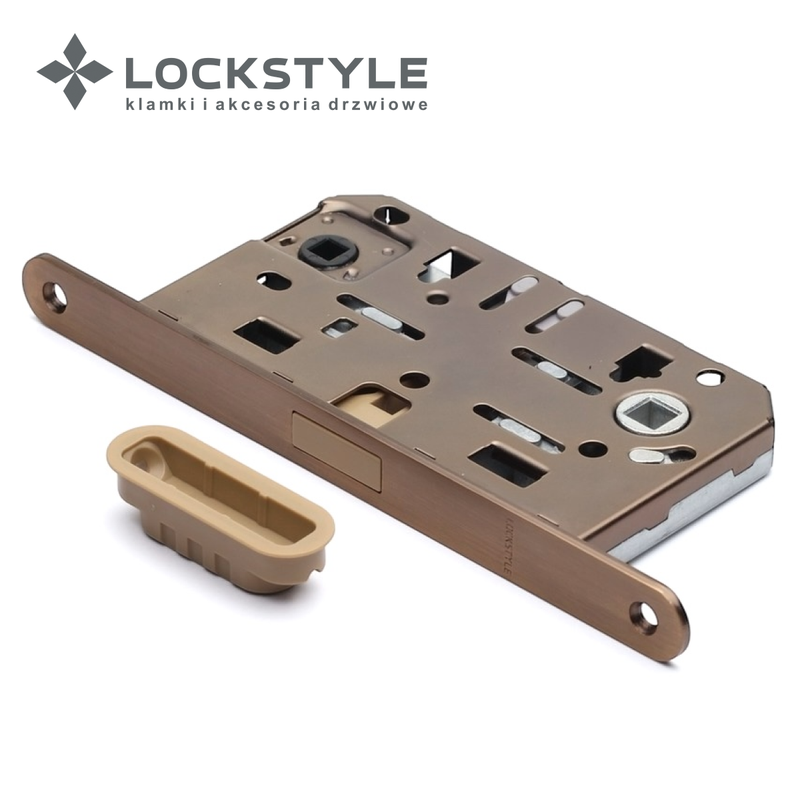 Механизм дверной магнитный LOCKSTYLE M411B WC AВM (стандарт AGB) комплект с ответной планкой