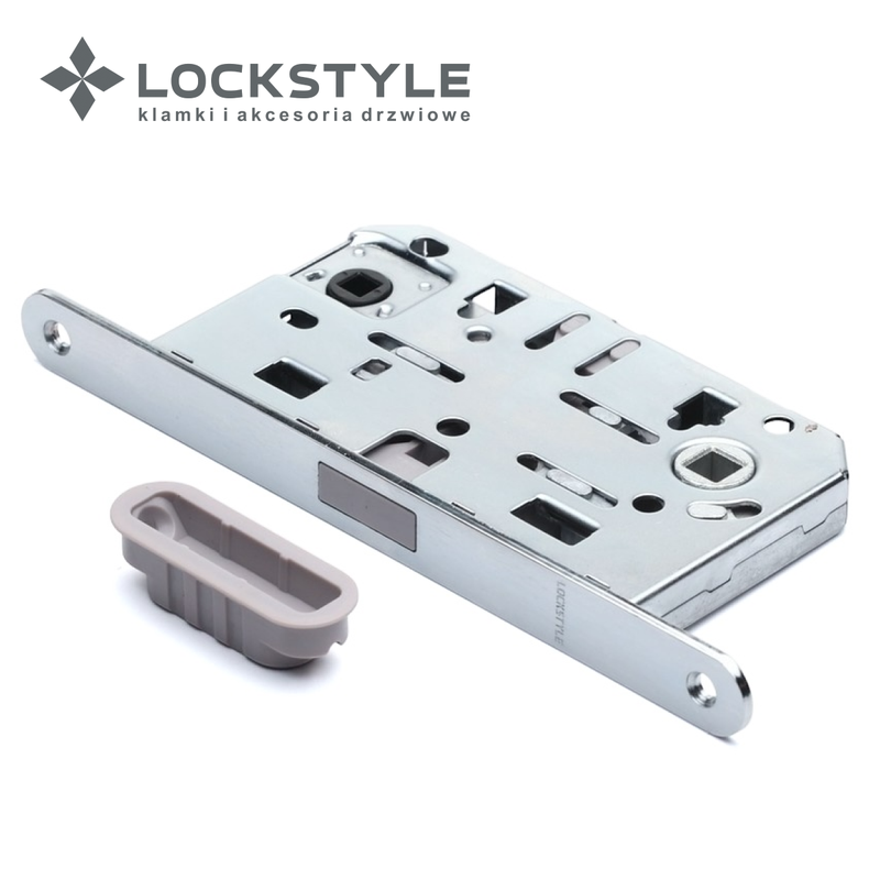 Механизм дверной магнитный LOCKSTYLE M411B WC CR (стандарт AGB) комплект с ответной планкой