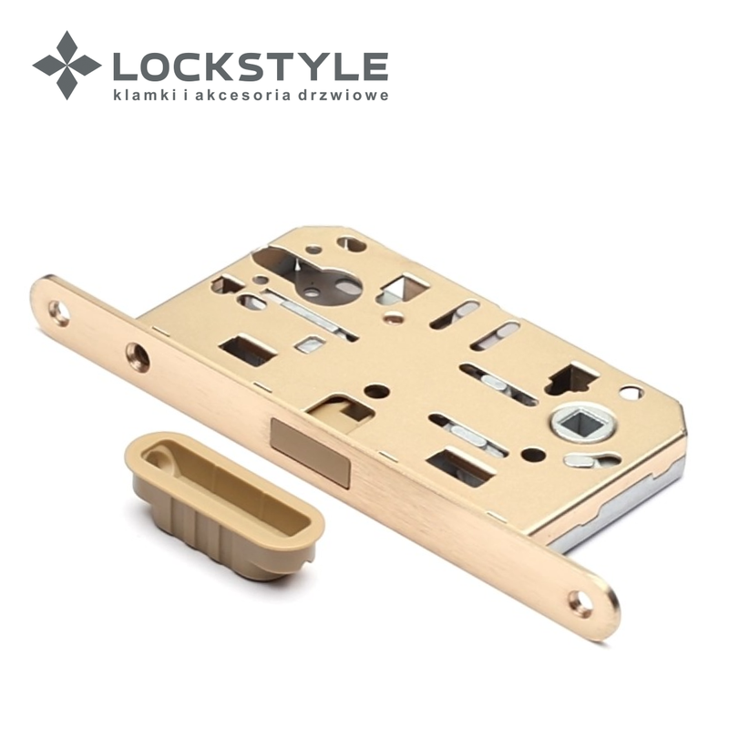 Механизм дверной магнитный LOCKSTYLE M411C ET BB (стандарт AGB) комплект с ответной планкой