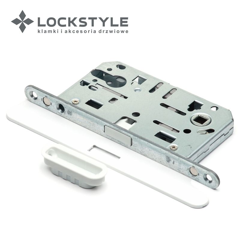 Механизм дверной магнитный LOCKSTYLE M412C ET AL7 (черный) с лицевой и ответной планками