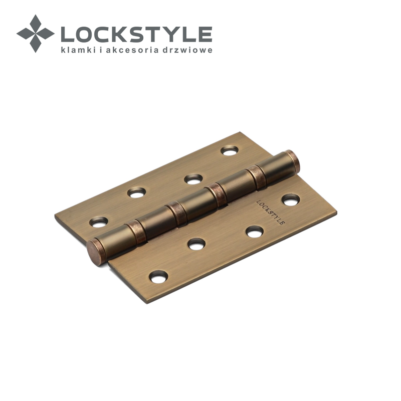 Петля дверная LOCKSTYLE 4 ABM-F бронза, универсальная (с шариковыми подшипниками)