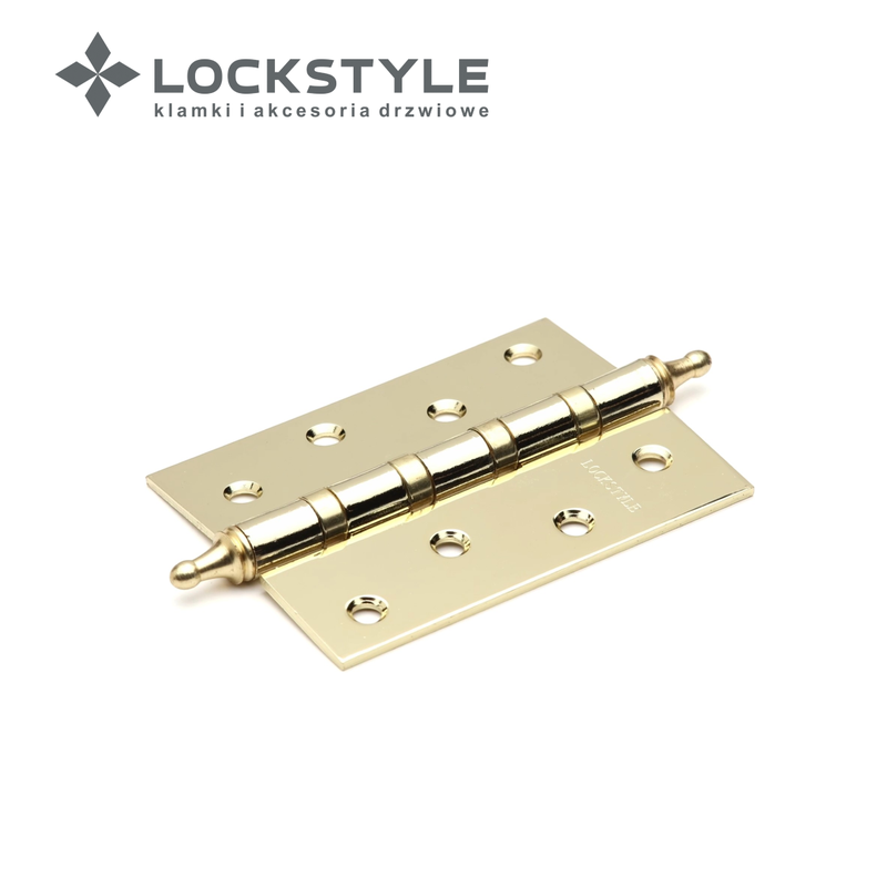 Петля дверная LOCKSTYLE 4 PB-C золото ( с шариковыми подшипниками)