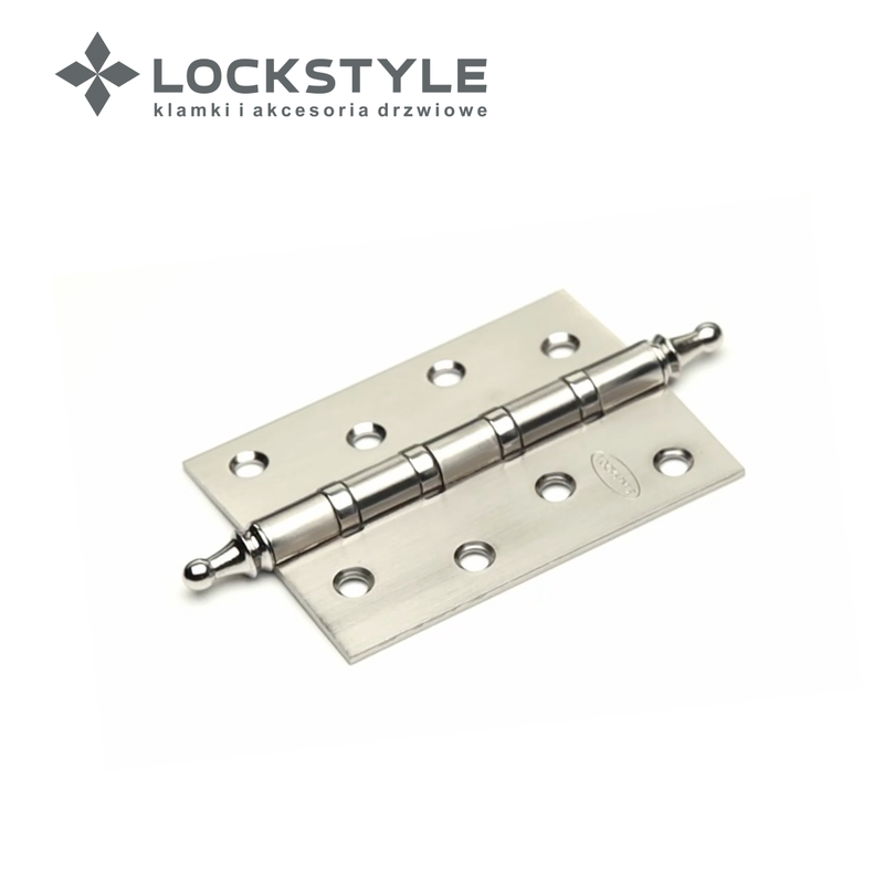 Петля дверная LOCKSTYLE 4 SN-C матовый никель, универсальная (с шариковыми подшипниками)
