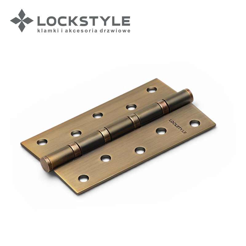 Петля дверная LOCKSTYLE 5 ABM-F бронза, универсальная (с шариковыми подшипниками)