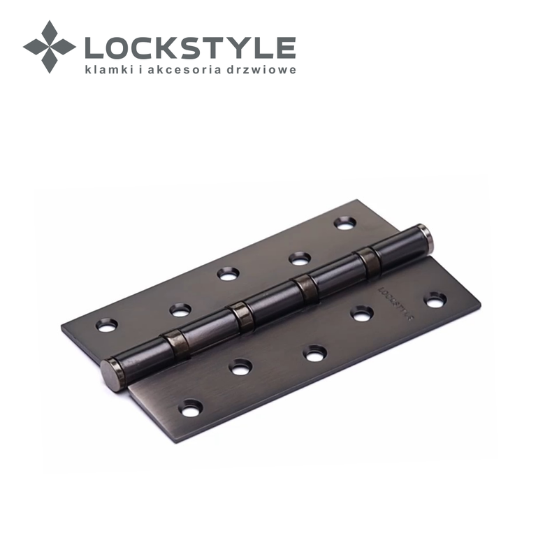 Петля дверная LOCKSTYLE 5 BBN-F черный матовый никель, универсальная ( с шариковыми подшипниками)