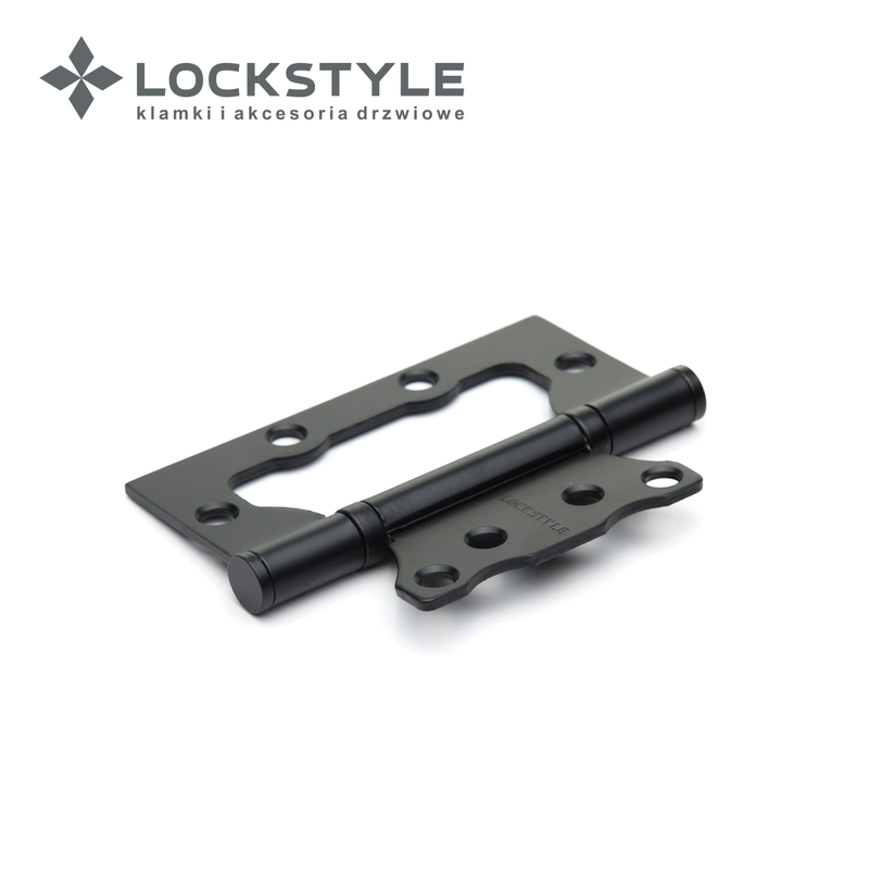 Петля дверная LOCKSTYLE FH AL6 черный матовый, универсальная (с шариковыми подшипниками)