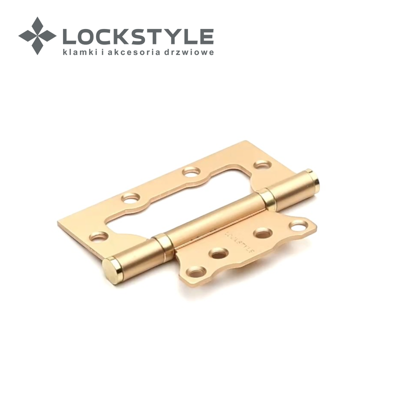 Петля дверная LOCKSTYLE FH BB матовое золото, универсальная (с шариковыми подшипниками)
