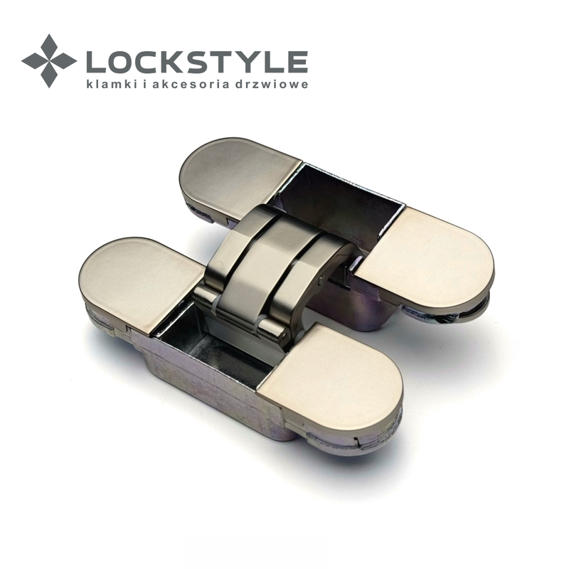 Петля скрытая 3D LOCKSTYLE модель ECLIPSE 2.0 комплект MATT NICKEL (матовый никель)