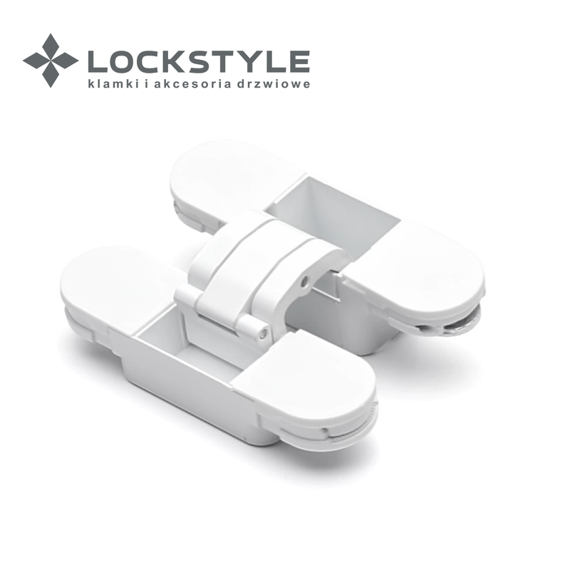Петля скрытая 3D LOCKSTYLE, модель ECLIPSE 2.0 комплект WHITE (белый)