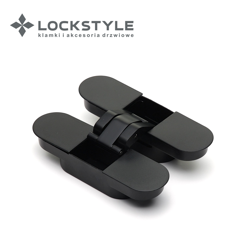 Петля скрытая 3D LOCKSTYLE, модель ECLIPSE 2.2 комплект BLACK (черный)
