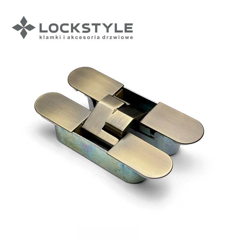 Петля скрытая 3D LOCKSTYLE, модель ECLIPSE 3.0 комплект ANTIQUE BRONZE (бронза)