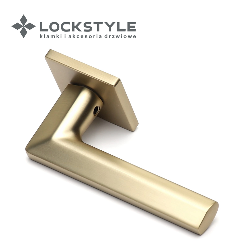 Ручки дверные LOCKSTYLE AGATE Q GM PVD (матовое золото)