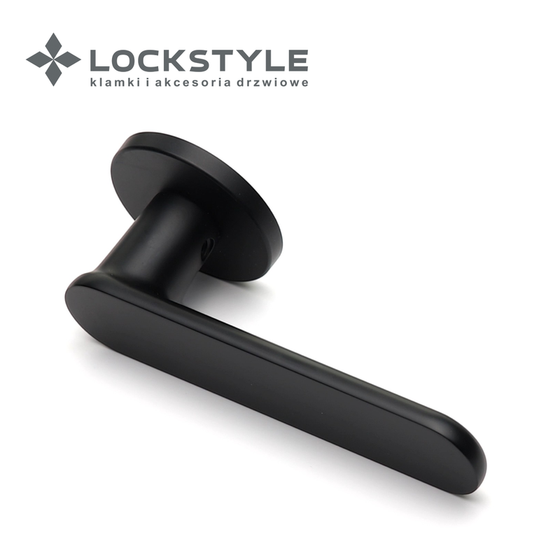 Ручки дверные LOCKSTYLE AMBER R AL6 (черный)