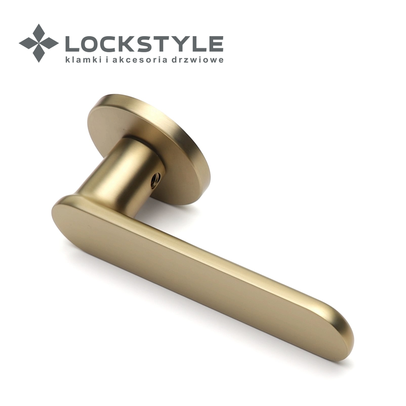 Ручки дверные LOCKSTYLE AMBER R GM PVD (матовое золото)