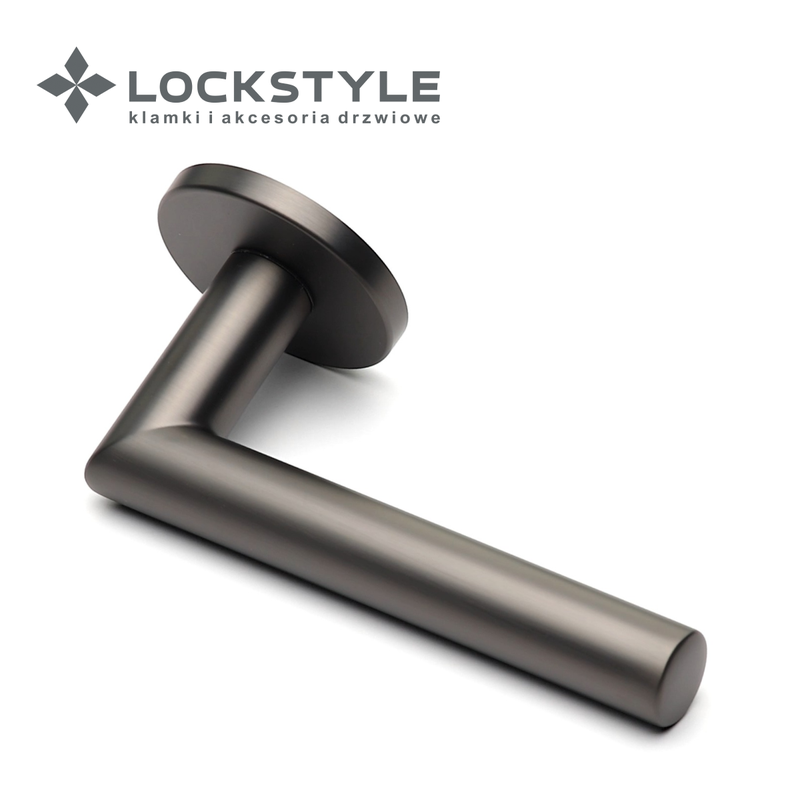 Ручки дверные LOCKSTYLE ONYX R BBN (графит)