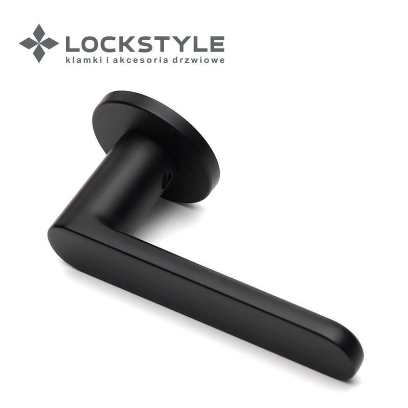 Ручки дверные LOCKSTYLE ZIRCON R AL6 (черный)