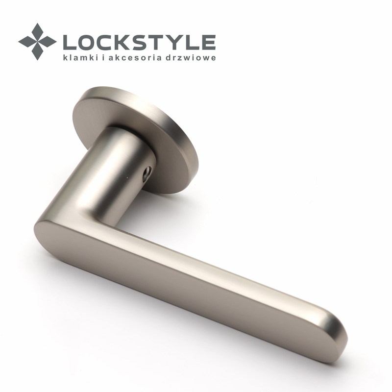 Ручки дверные LOCKSTYLE ZIRCON R NBM (матовый никель)