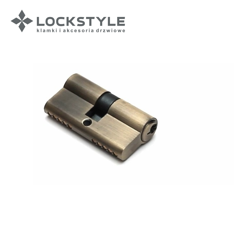 Цилиндровый механизм LOCKSTYLE C30X30DN 5 ключей в комплекте, AB (бронза)