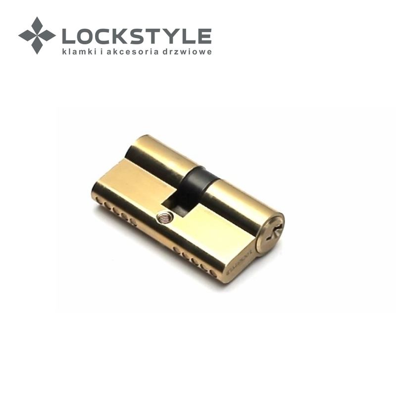 Цилиндровый механизм LOCKSTYLE C30X30DN 5 ключей в комплекте, PB (золото)