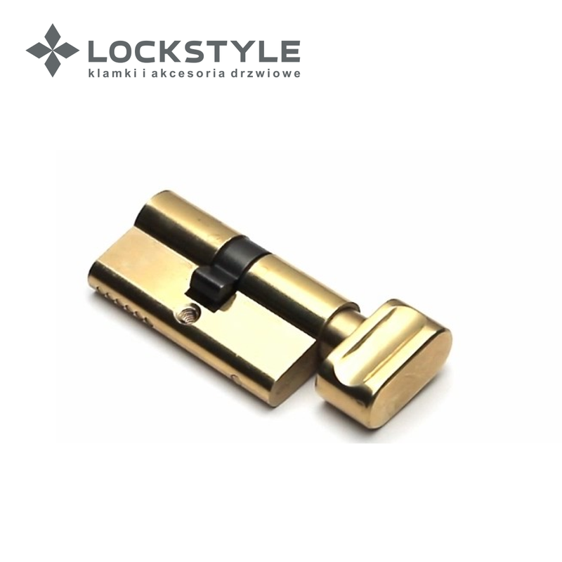 Цилиндровый механизм LOCKSTYLE C30X30KC 5 ключей в комплекте, PB (золото)