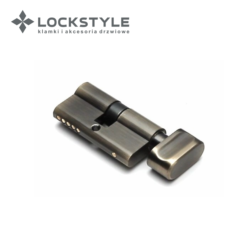Цилиндровый механизм LOCKSTYLE C30X30KN 5 ключей в комплекте, ABM (бронза)
