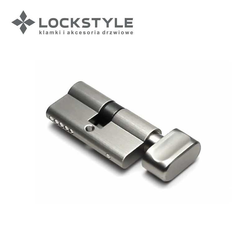 Цилиндровый механизм LOCKSTYLE C30X30KN 5 ключей в комплекте, NBM (матовый никель)