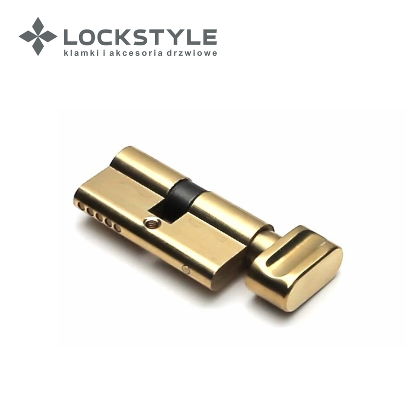 Цилиндровый механизм LOCKSTYLE C30X30KN 5 ключей в комплекте, PB (золото)
